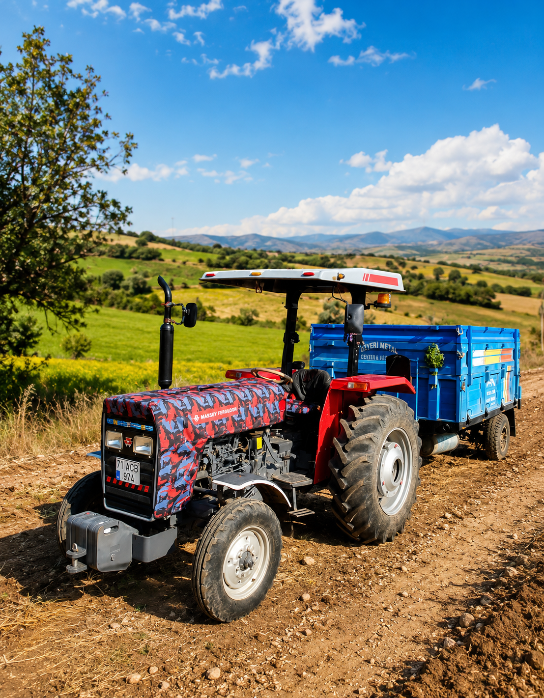 Massey ferguson 266 277 sagdan eksoz eski kasa