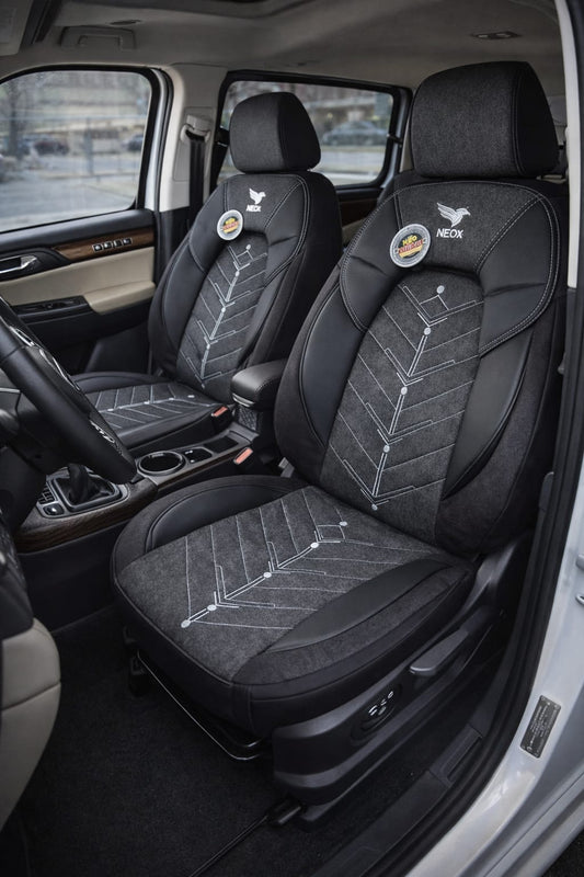 Ticari oto koltuk kılıfı arka koltuğu 2 parçalı olan modeller için uyumludur