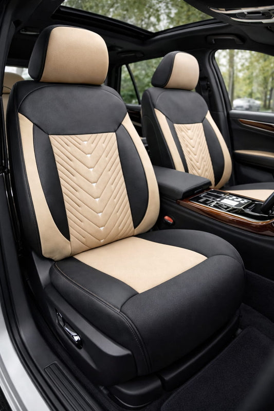 Sedan ve heacback araçlar için uyumlu oto koltuk kilifi