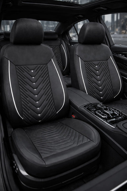 Sedan ve heatcback araçlar için uyumlu oto koltuk kılıfı