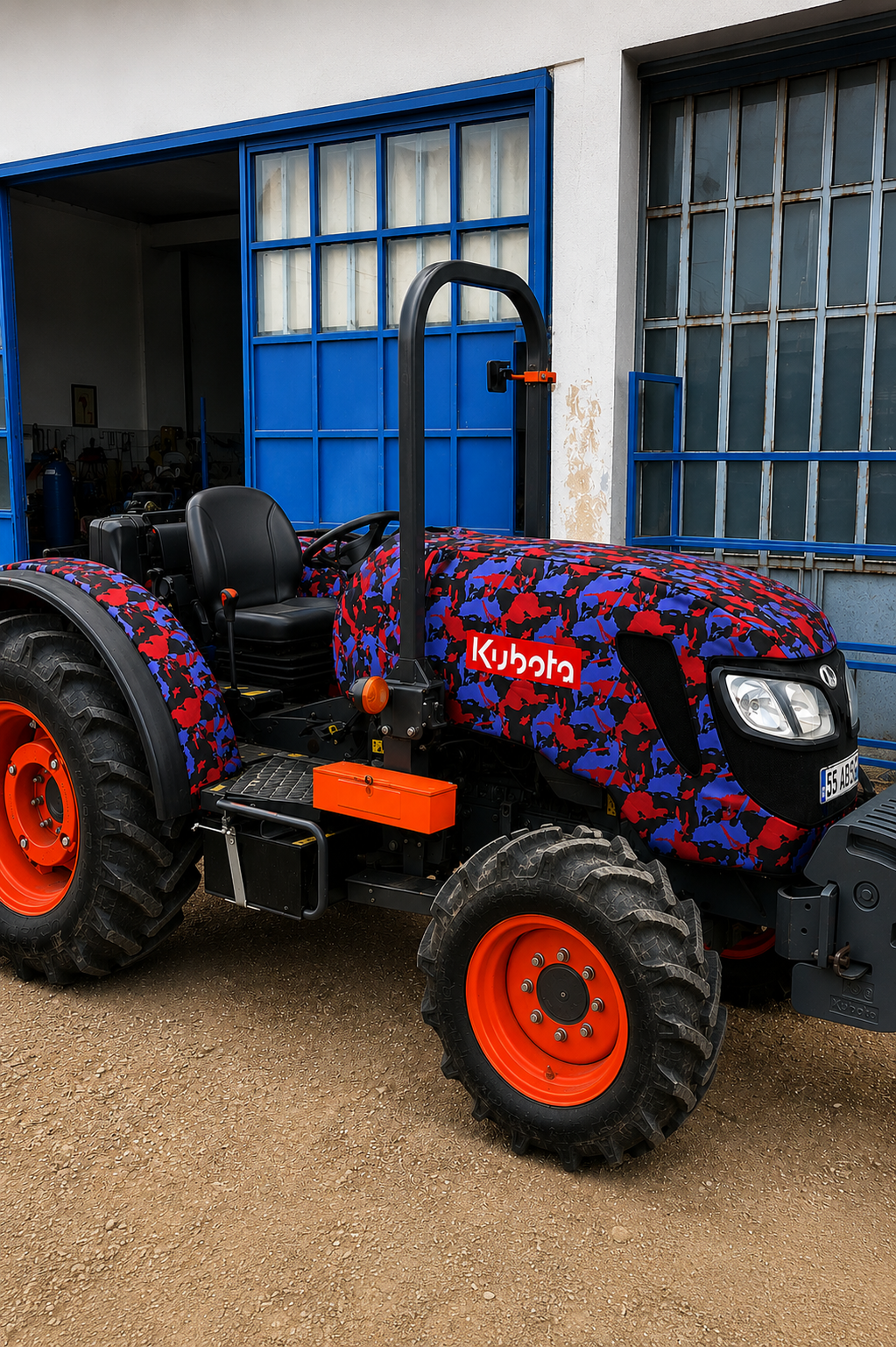 kubota 6040/7040 bahçe narrov serisi için uyumludur