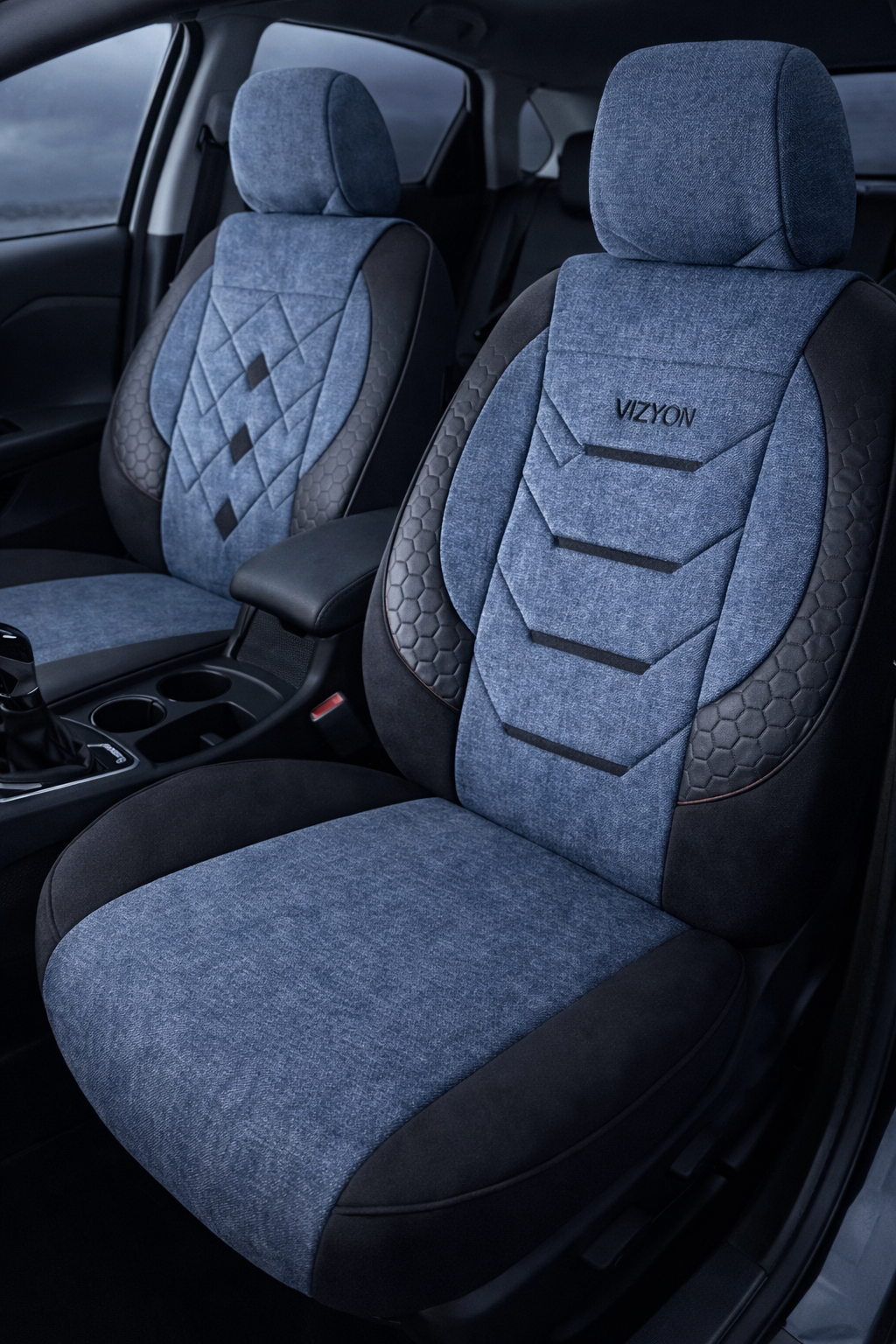 Sedan ve heacback için uyumlu koltuk kilifi