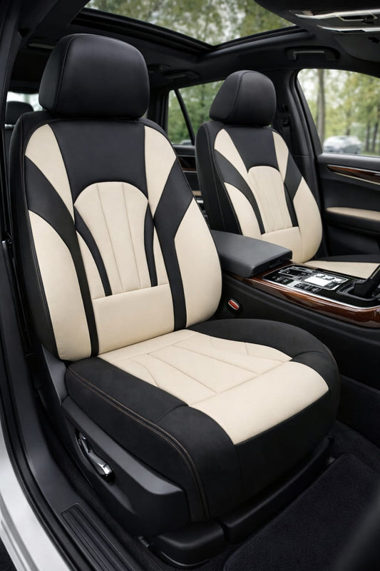 Sedan ve heatcback araçlar için uyumlu oto koltuk kılıfı